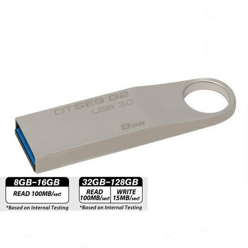 Kingston DTSE9 G2 4GB USB 3.0 Silver Flash Drive Memory Stick