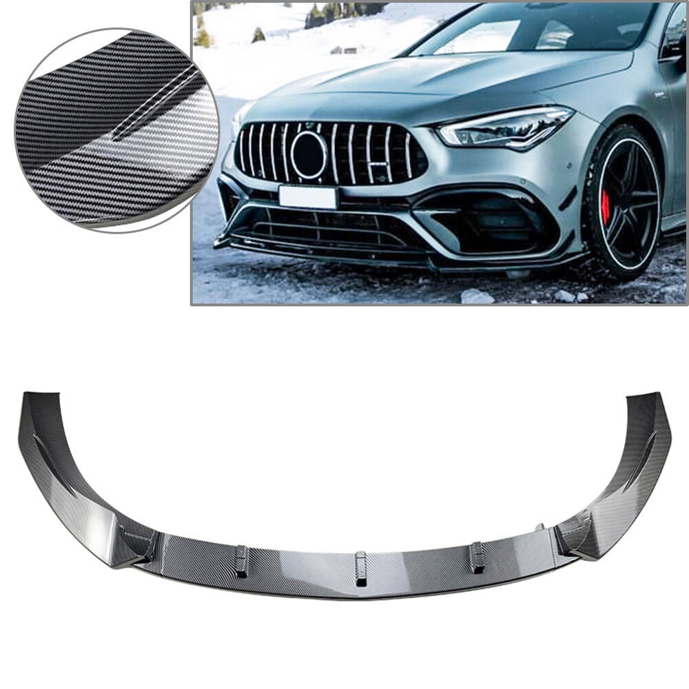 Benz CLA Class Front Bumper Lip Spoiler Splitter Guard Protector