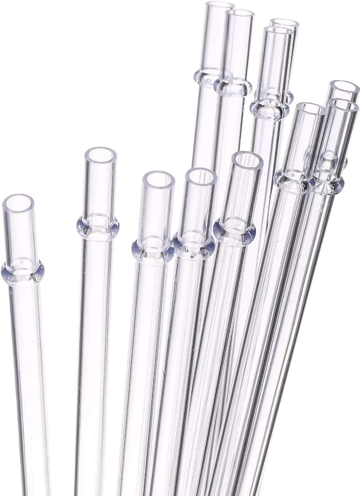 11-Inch Reusable Tritan Plastic Straws for 24oz & 32oz Mason Jars