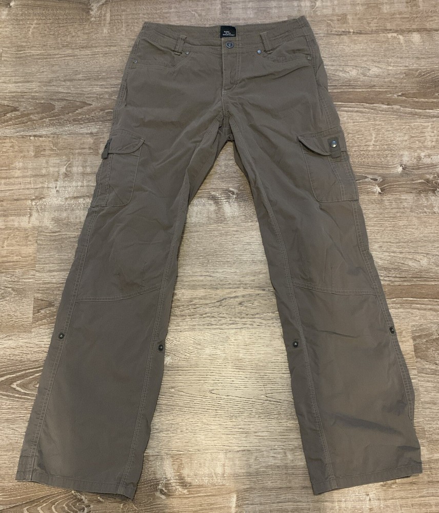 Kuhl Women's RN 108846 Patina Dye Beige Hiking Pants Size 6 Like New