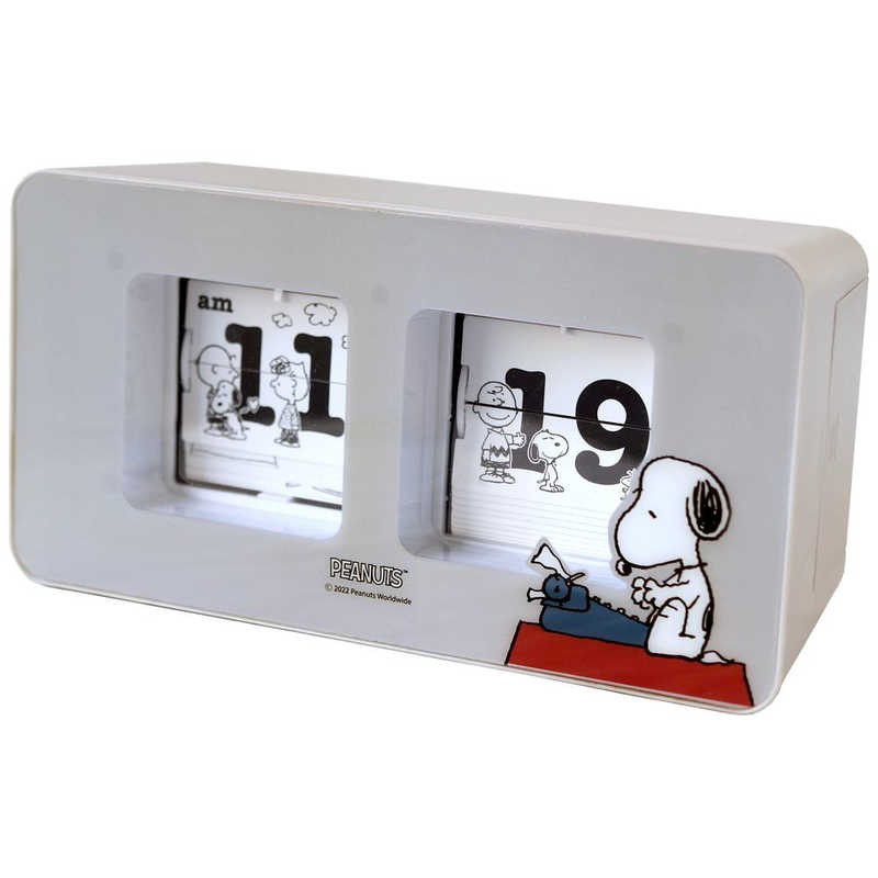 Snoopy Patapata Clock PNC001 3GY Fieldwork Vintage Flip Japan Collectible