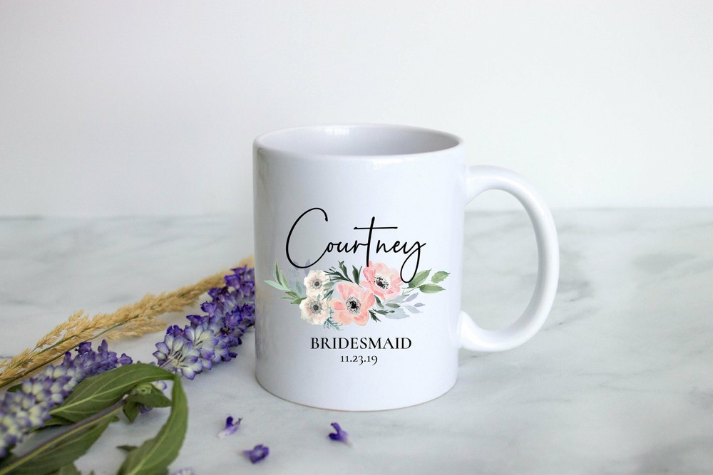 Bridesmaid Proposal Bridesmaid Mug Custom Personalized Mug Bridesmaid Gift