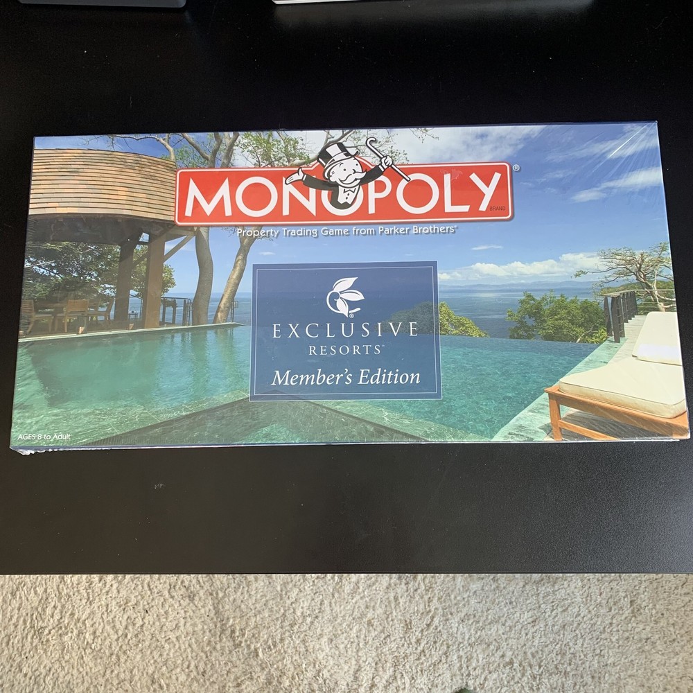 [NEW SEALED] Monopoly Exclusive Resorts Member's Edition