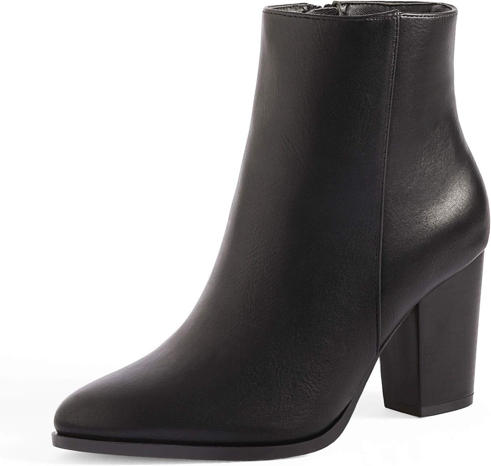 DREAM PAIRS Women Chunky Block Heel Ankle Boots for Style and Comfort