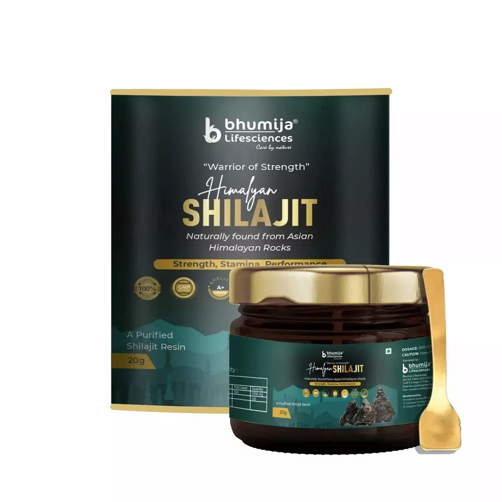 Organic Himalayan Shilajit 20g - 66 Servings of Potent Pure Energy