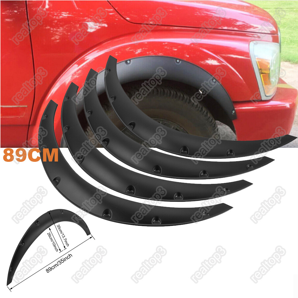 4pcs Extended Fender Flares Wide Body Wheel Arches For 1995-2004 Toyota Tacoma