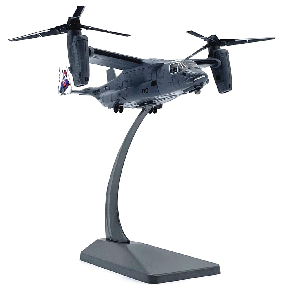 1/144 Scale V22 Osprey Transport Helicopter Alloy Aircraft Model Plane Souvenir