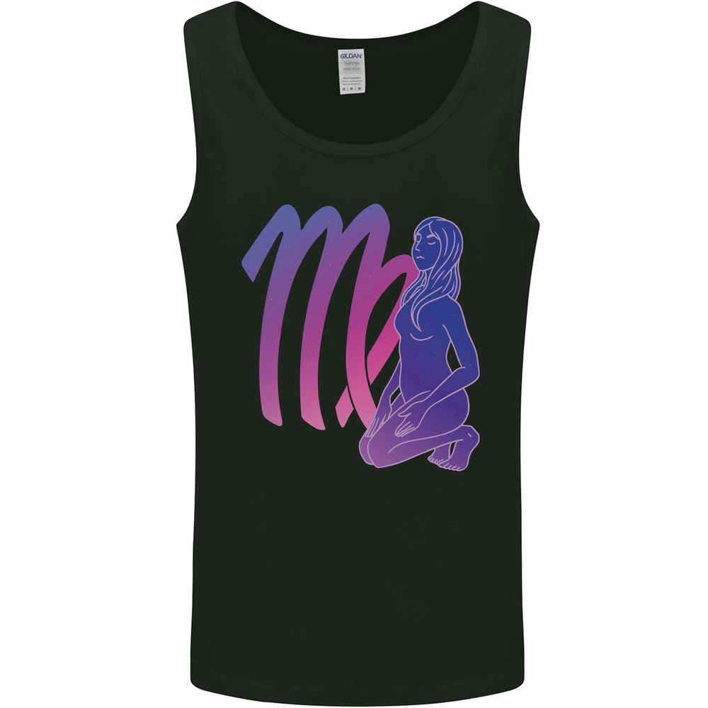 Virgo Woman Star Sign Zodiac Astrological Mens Vest Tank Top