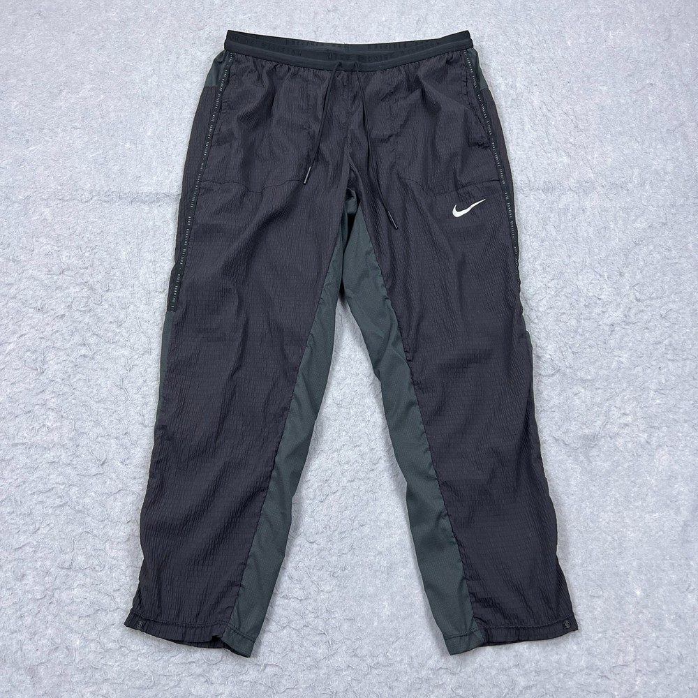 Nike Joggers Mens Large Black Phenom Elite Run Division Running Pants Gym DA1290