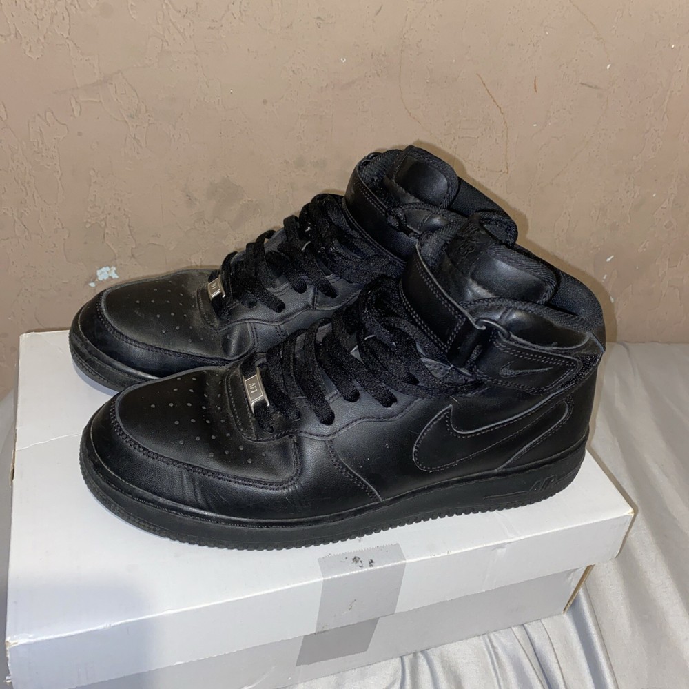Size 11 - Nike Air Force 1 '07 High Triple Black