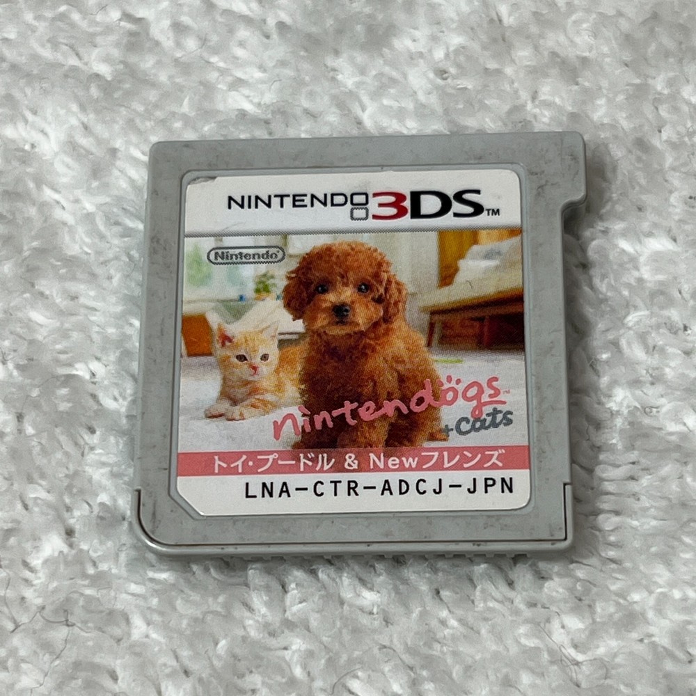 Nintendo 3DS Nintendogs + Cats Japanese Version US Seller LNA-CTR-ADCJ