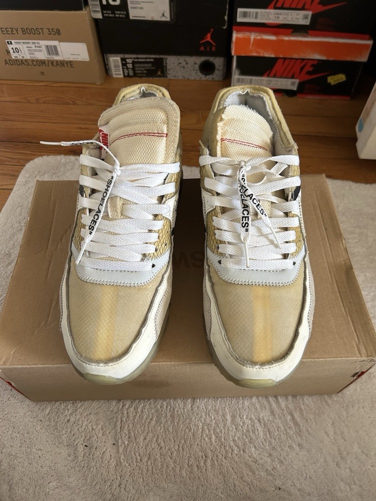 Size 10.5 - Nike Air Max 90 x OFF-WHITE The Ten 2017
