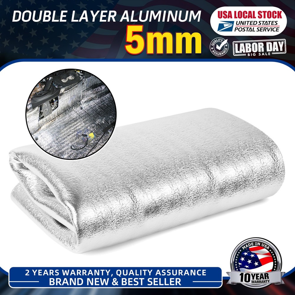 Double-Sided Reflective Insulation Foam Core 60x40 Inches for RV Thermal Heat Retention-image