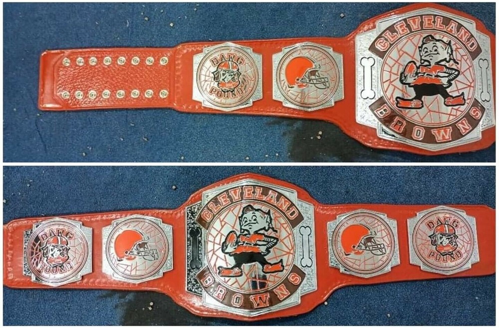 Cleveland Browns championship belt