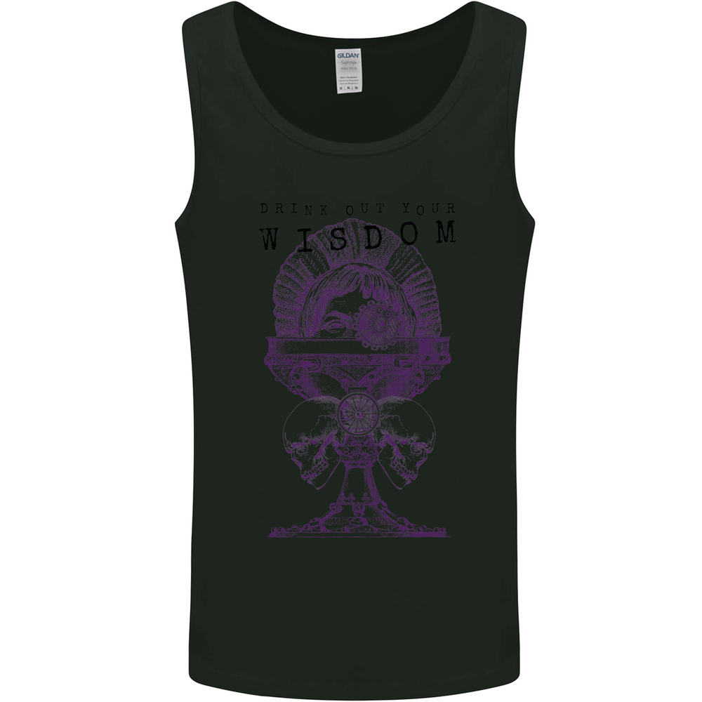 Wisdom Goblet Obscure Makabra Mens Vest Tank Top