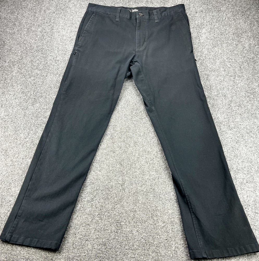 NIKE SB Skate Pants Mens 34x30 Black Skateboard Trousers Chino Loose