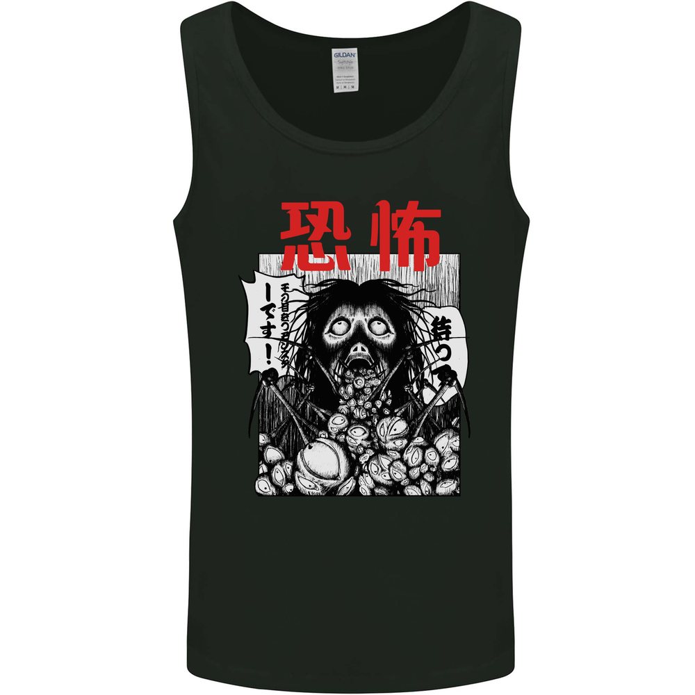 Horror Manga Mens Vest Tank Top