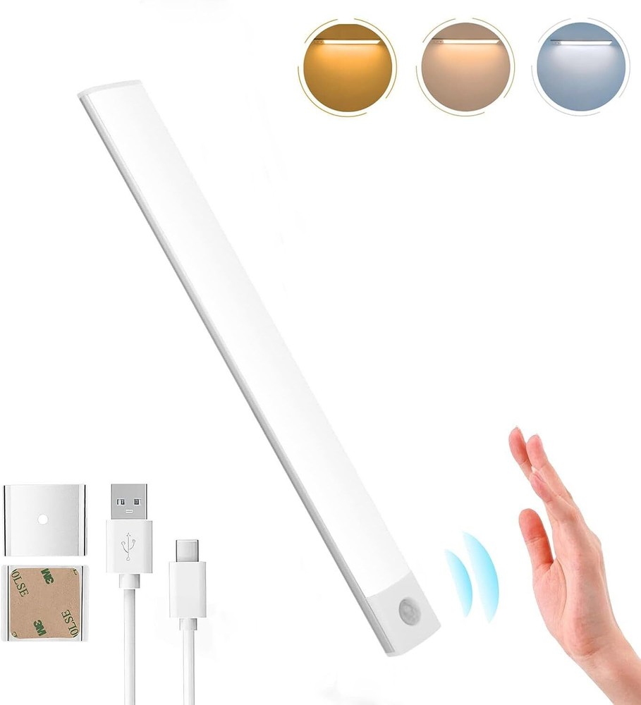 Luz LED Para Gabinete Lámpara Inalámbrico De Armario Sensor De Movimiento Cocina