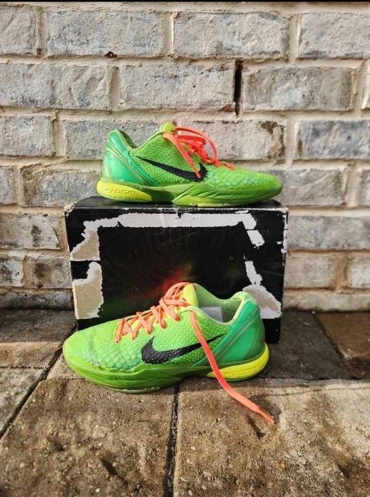 Kobe 6 Proto Grinch 2020 Basketball Shoes Size 10.5