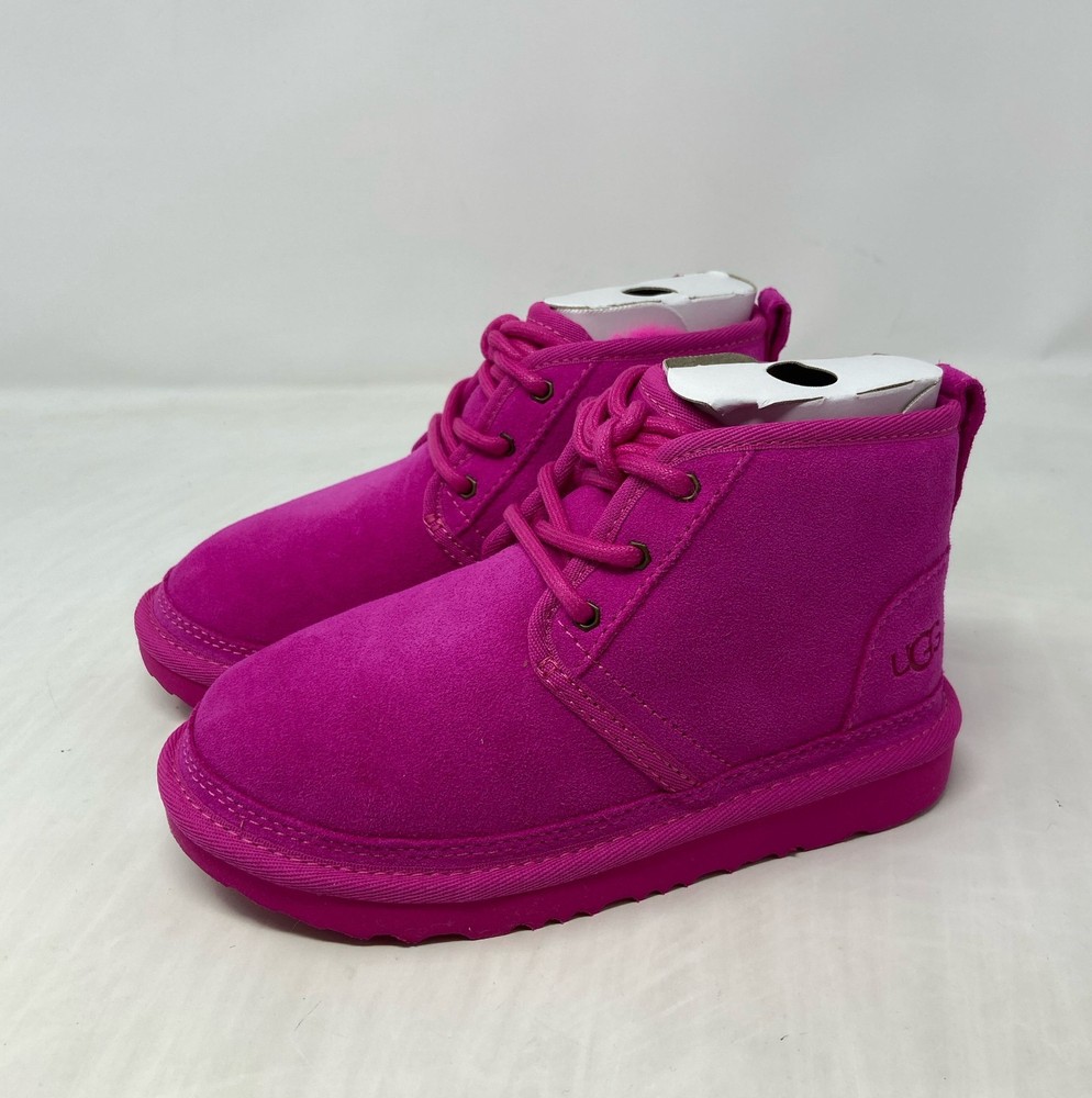 UGG Kids Neumel II Water Resistant Chukka Boot - Rock Rose - Little Kid 13C