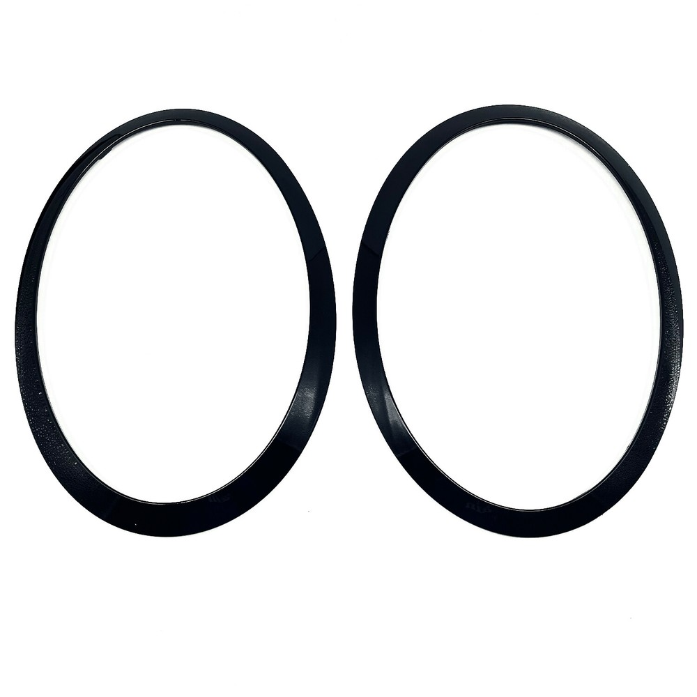 2pcs For 2014-2019 Mini Cooper Black Left & Right Side Headlight Trim Ring Set