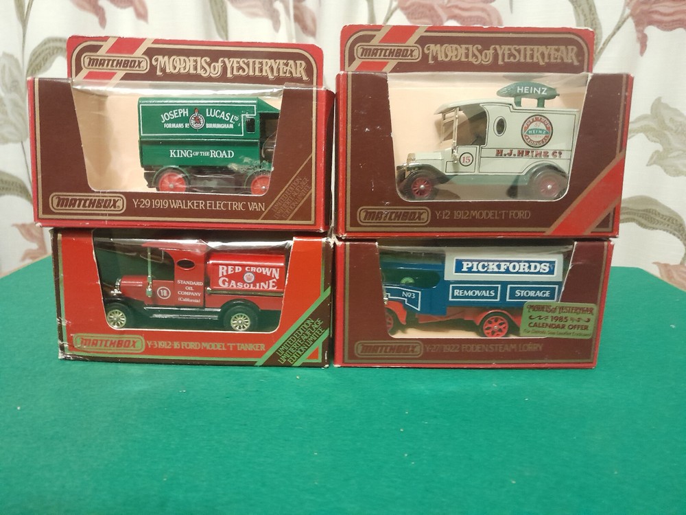 MATCHBOX MODELS OF YESTERYEAR X 4   ALL VGC BOXED