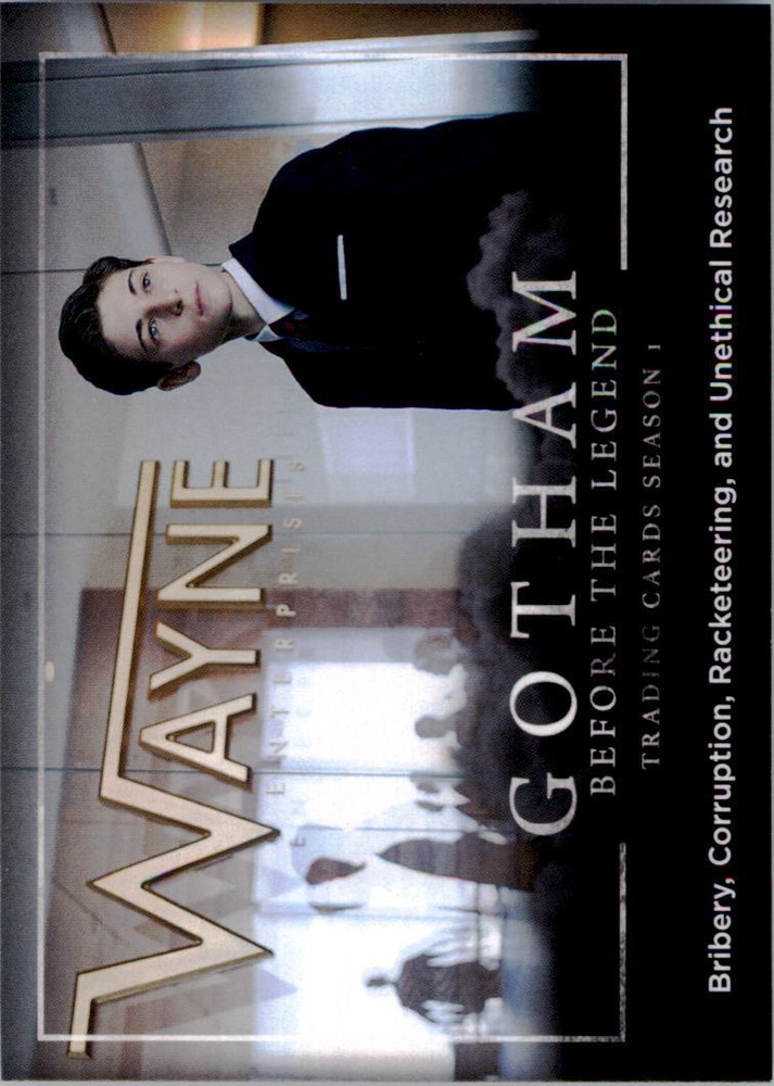 2016 Gotham Season One Non-Sport Card #52 Bribery, Corruption, Racketeering
