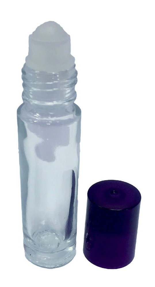 5ml Clear Glass Bottle with Glass Roller - Choose Your Quanity