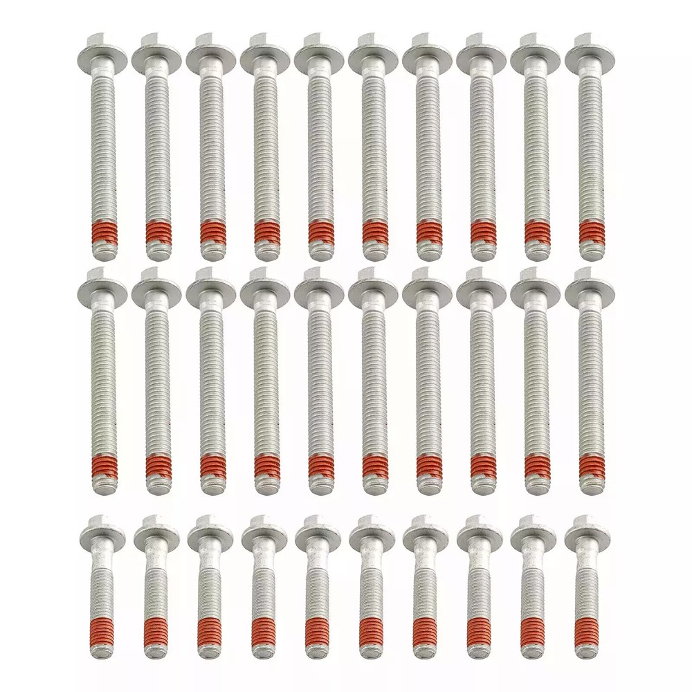High-Strength Antirust Head Bolts for Cadillac Chevy Hummer GMC 4.8L-6.2L Engines