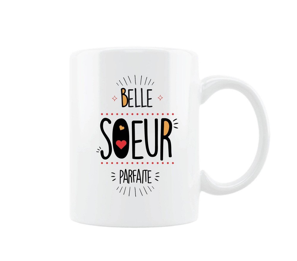Custom Mug Beautiful Perfect Sister. Birthday Gift For Beautiful Sister.