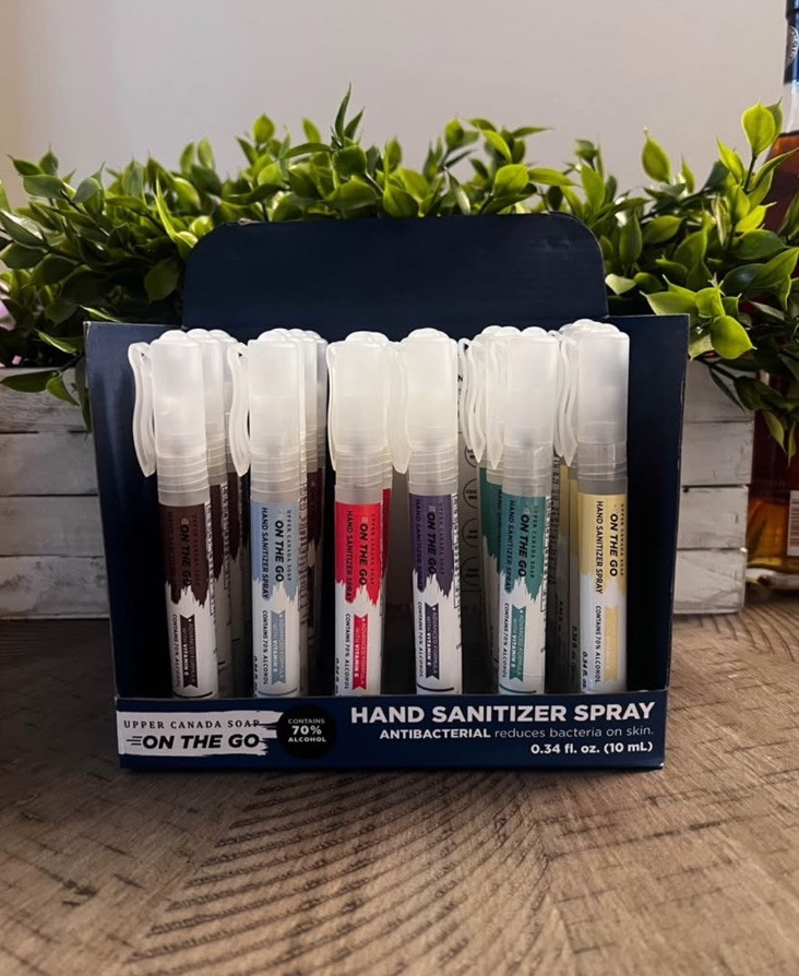 Pocket-Sized Hand Sanitizer Spray 24-Pack Travel-Friendly  