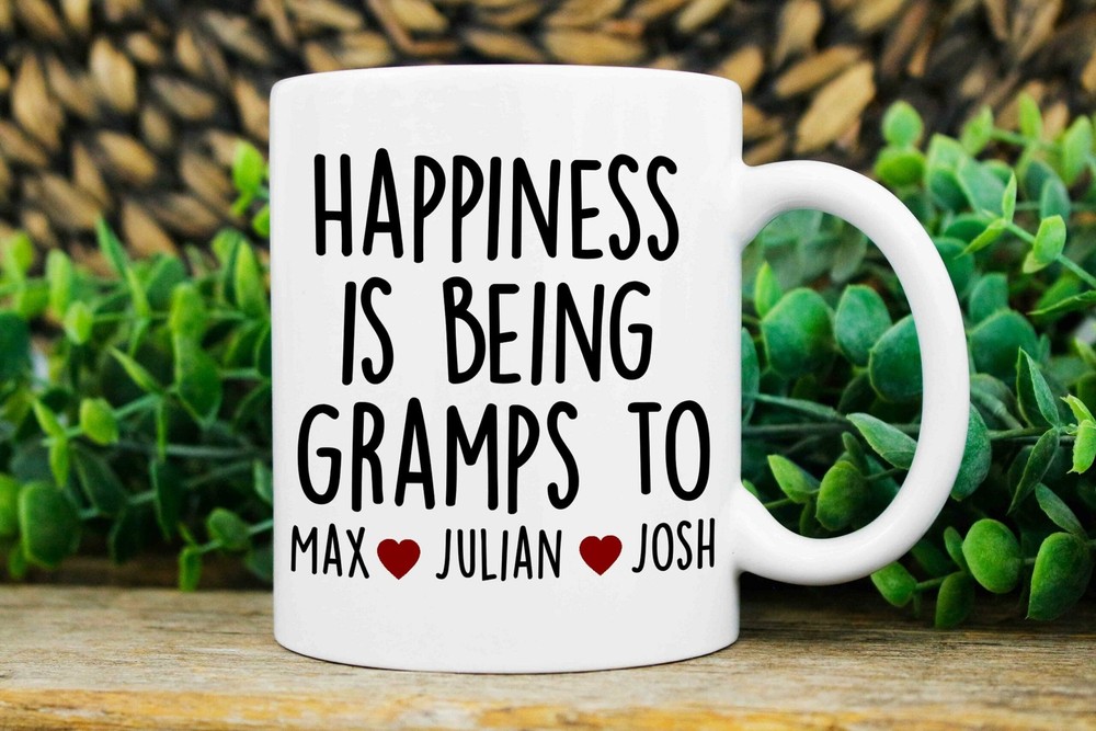 Gramps Gifts Custom Gramps Mug Gramps Christmas Gift Personalized Mug With Kids