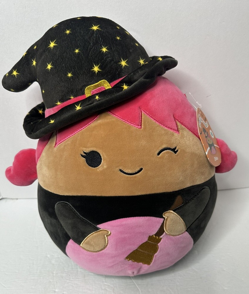 12” Squishmallow Ditka The Pink Winking Witch Halloween Pllush Stuffed Toy NWT