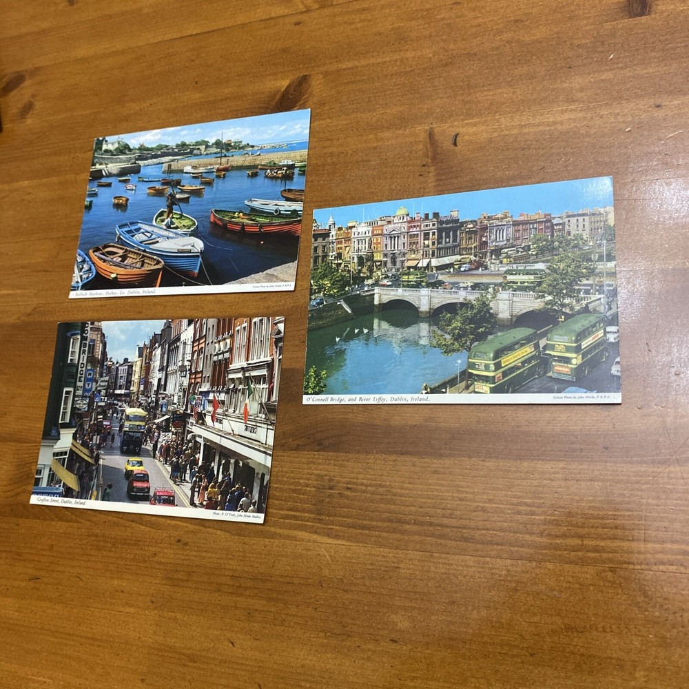 Vintage John Hinde Dublin Ireland Postcards  