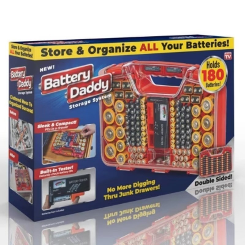 As Seen on TV Battery Daddy Storage Case