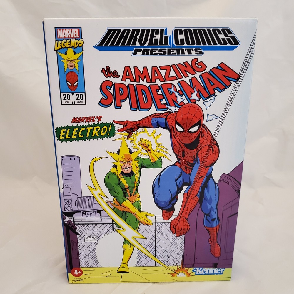 Hasbro Pulse Marvel Legends Retro Amazing Spider-Man & Electro 2020 3.75