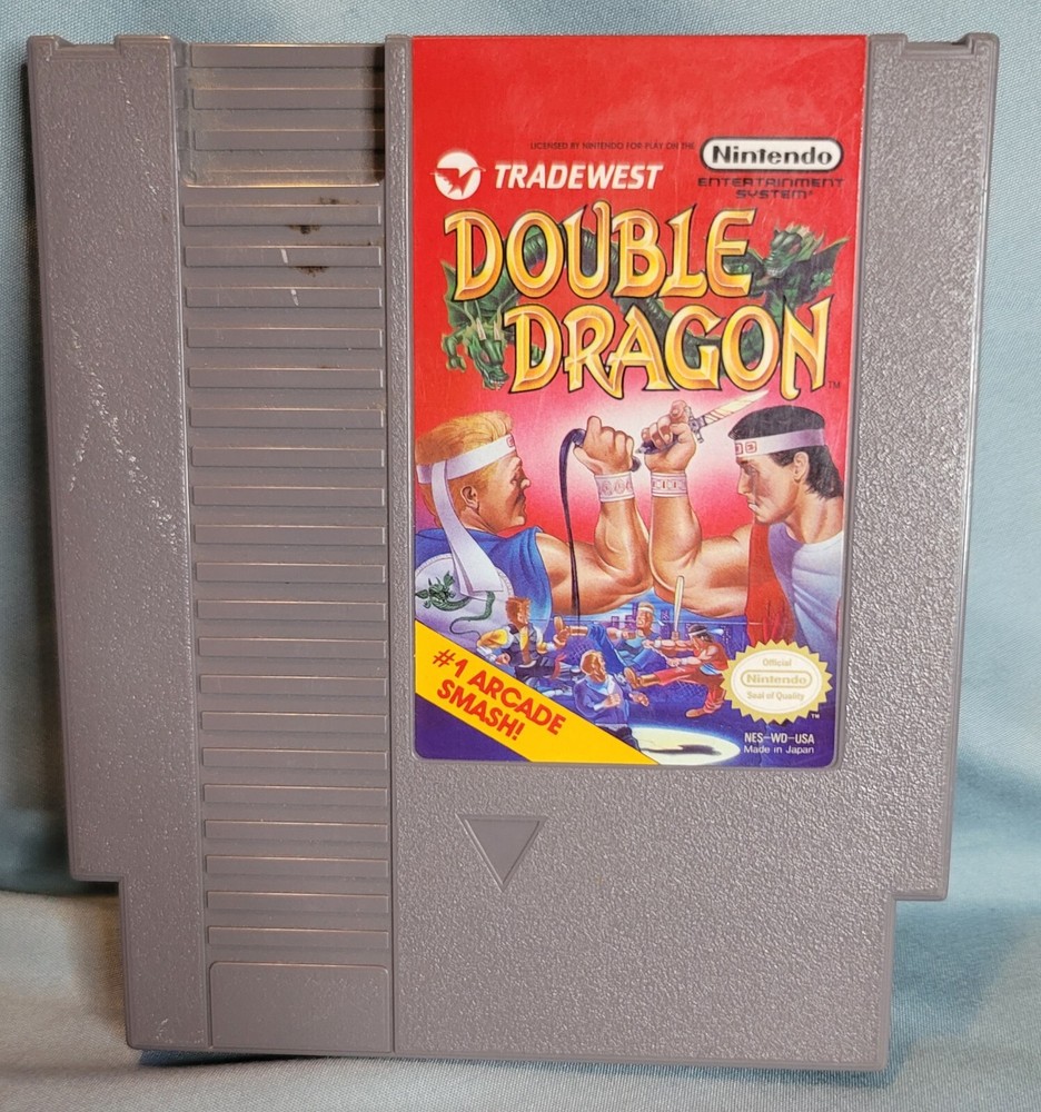 Double Dragon NES 1988 Cartridge Only Tested Working One Owner-image