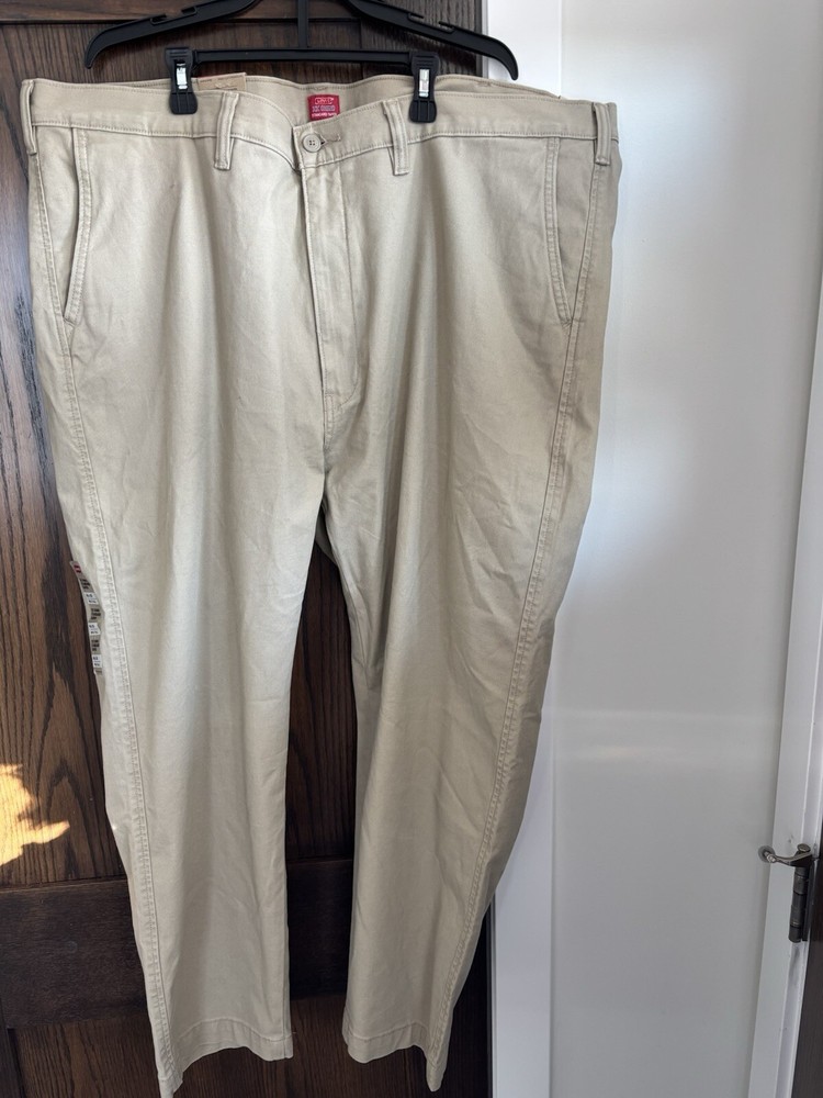 Levi’s Men’s XX Standard Taper Stretch Chino Pants, NWT, 46x30, $70 Retail
