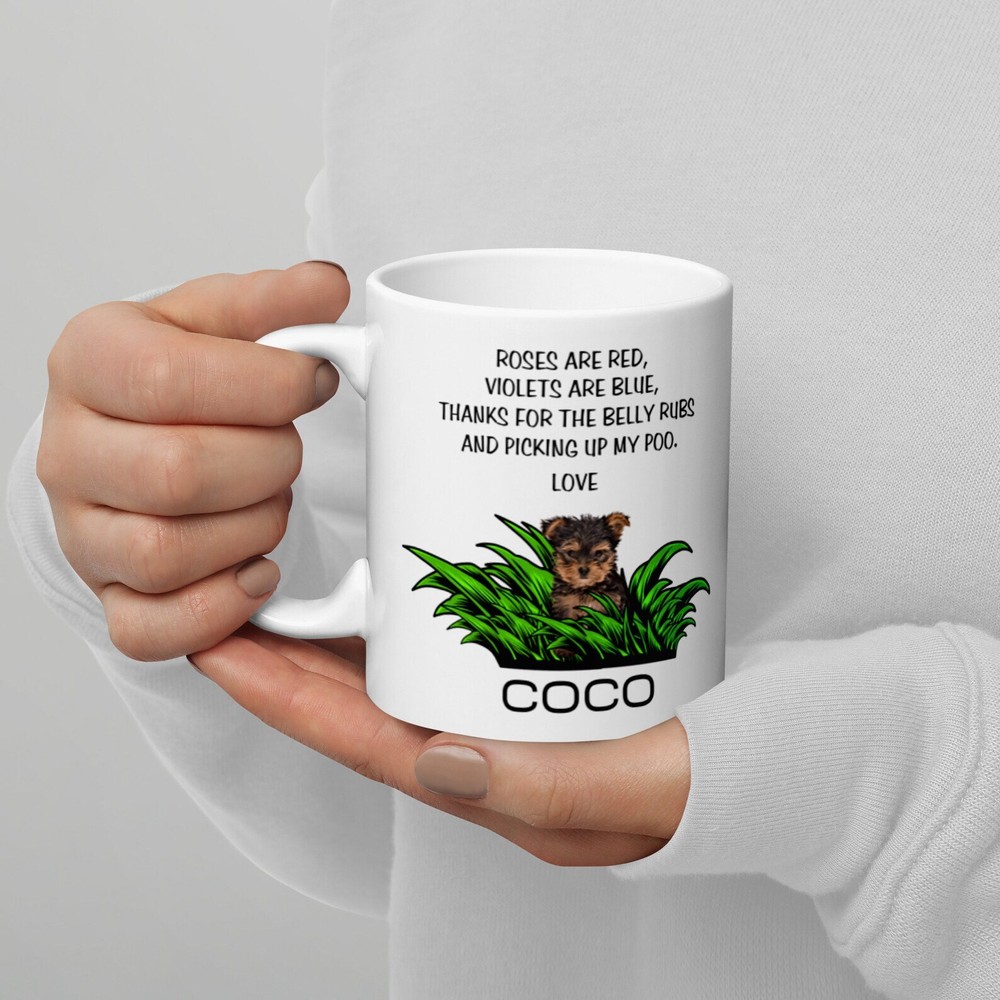 Custom Name Yorkie Coffee Mug Best Gift For Yorkie Mom