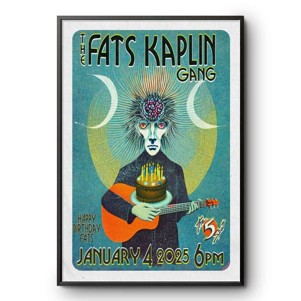 The Fats Kaplin Gang Event On Jan 4 2025 At The 5 Spot In Nashville TN Poster