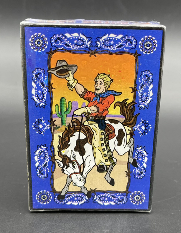 Cowboy On A Horse in Desert Playing Cards Sealed New 8/166 Oriental Trading Co