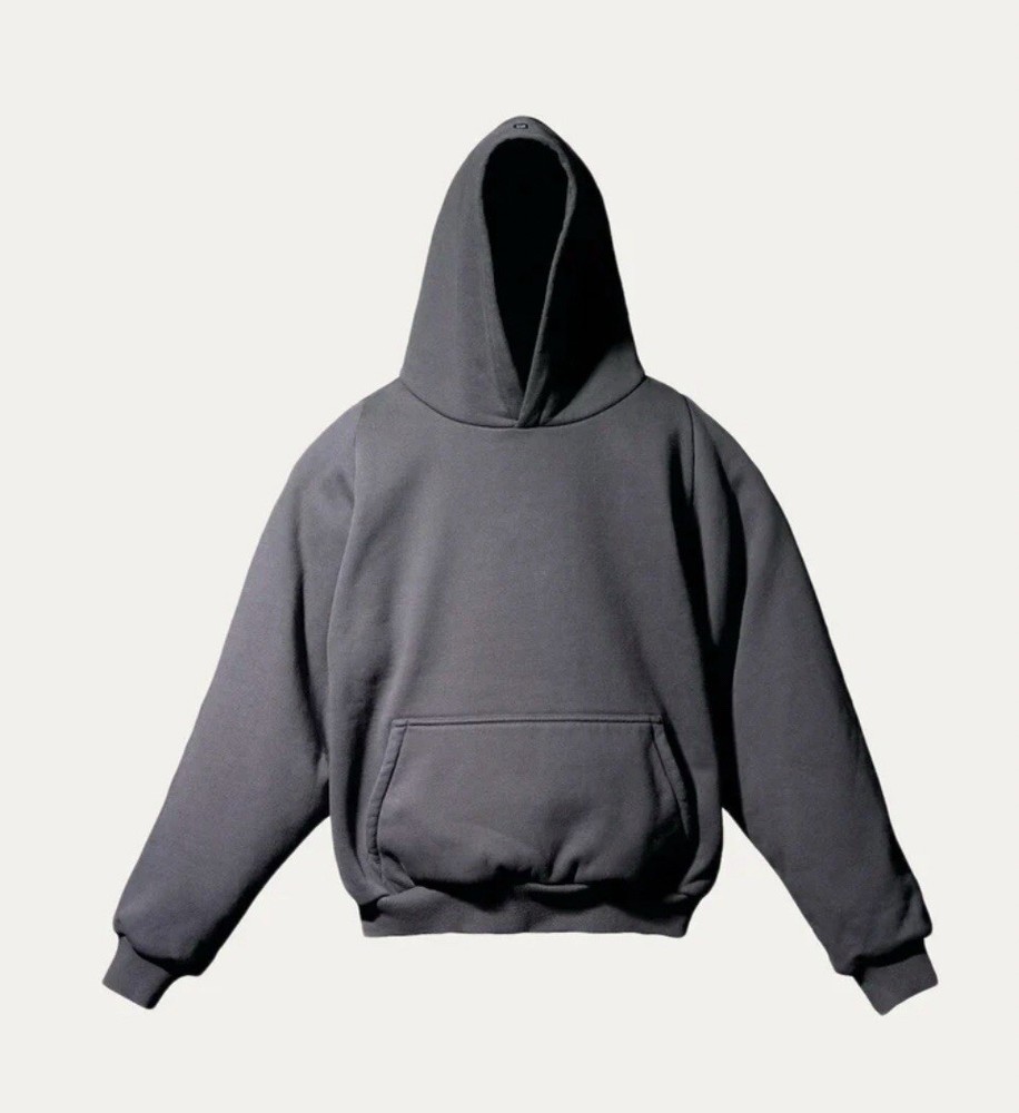 Yeezy Gap Balenciaga Black Shrunken Hoodie Mens XL Kanye West