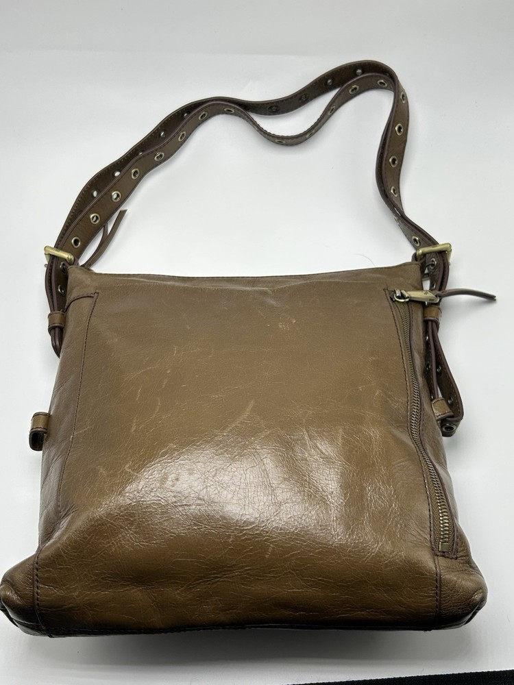 Hobo International Brown Leather Crossbody Shoulder Bag