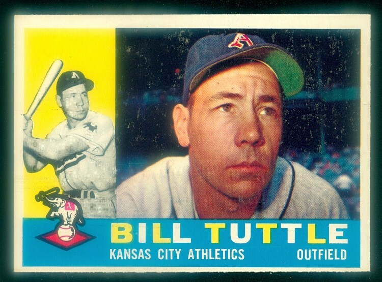 1960 Topps #367 Bill Tuttle Baseball Card EXMT Condition