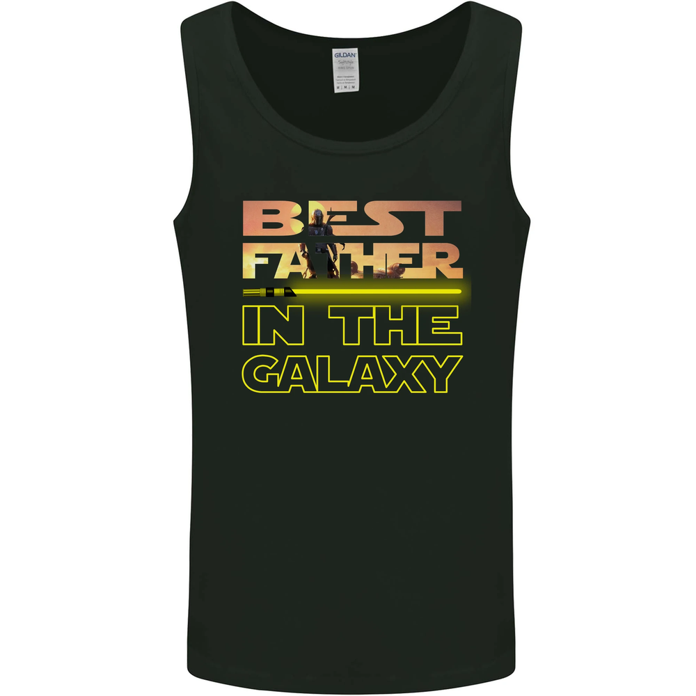 Best Father in the Galaxy Dad Vest Tank Top for Father's Day