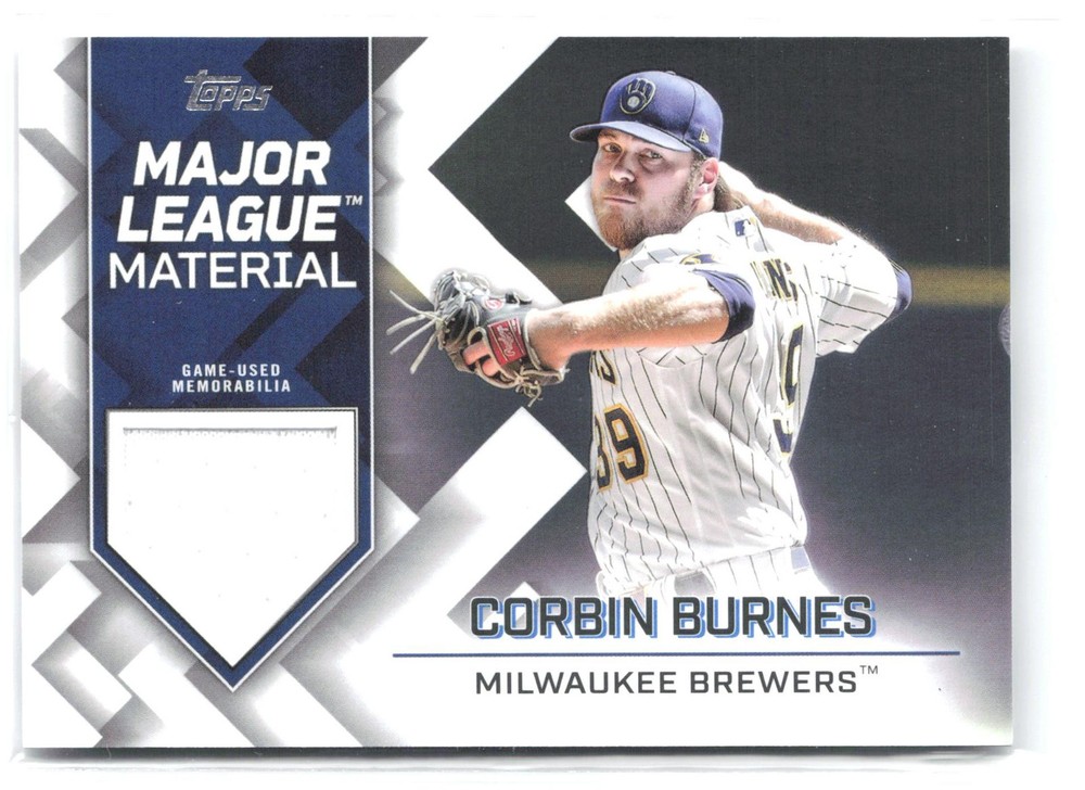 2022 Topps Series Two Corbin Burnes MLB Game-Used Relic Card #MLM-CBU