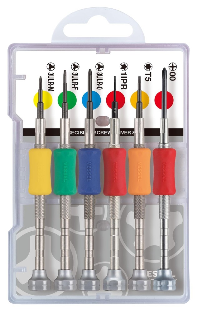 VESSEL TD-56Y Precision Y-Type Screwdriver Set for Smartphones and Gaming Devices