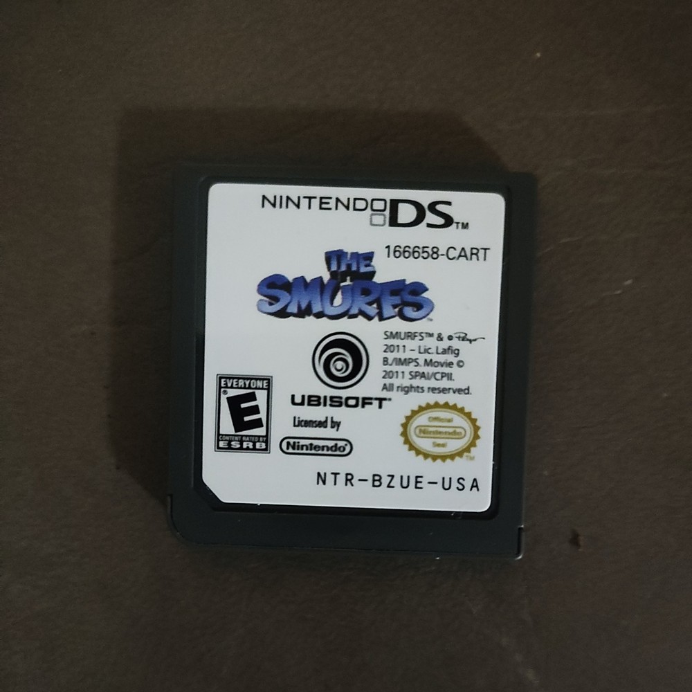 The Smurfs Nintendo DS Game Cartridge Only - Tested & Working
