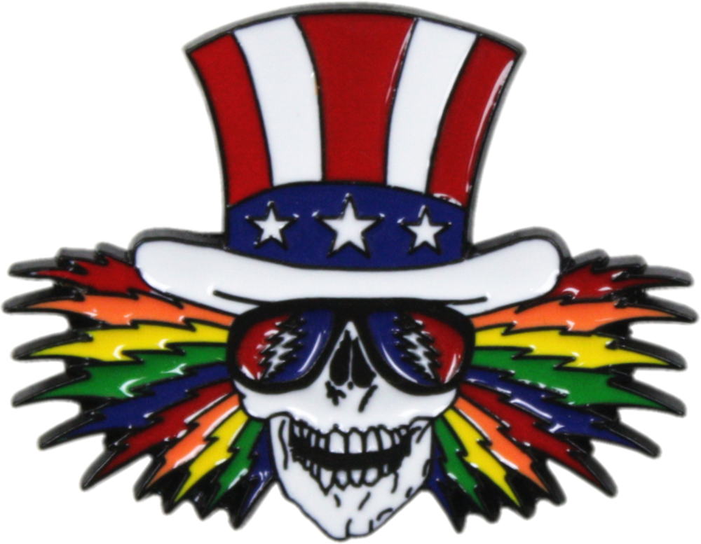 Grateful Dead Uncle Sam 60s Rock Music Enamel Pin Badge Gift
