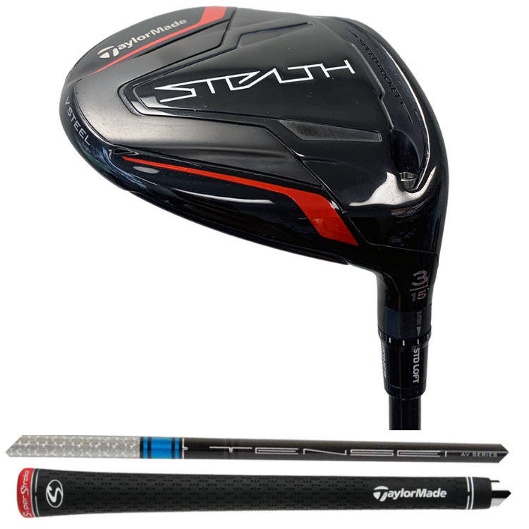 TaylorMade Stealth 3 Adjustable Fairway Wood with Mitsubishi Tensei AV RAW Shaft